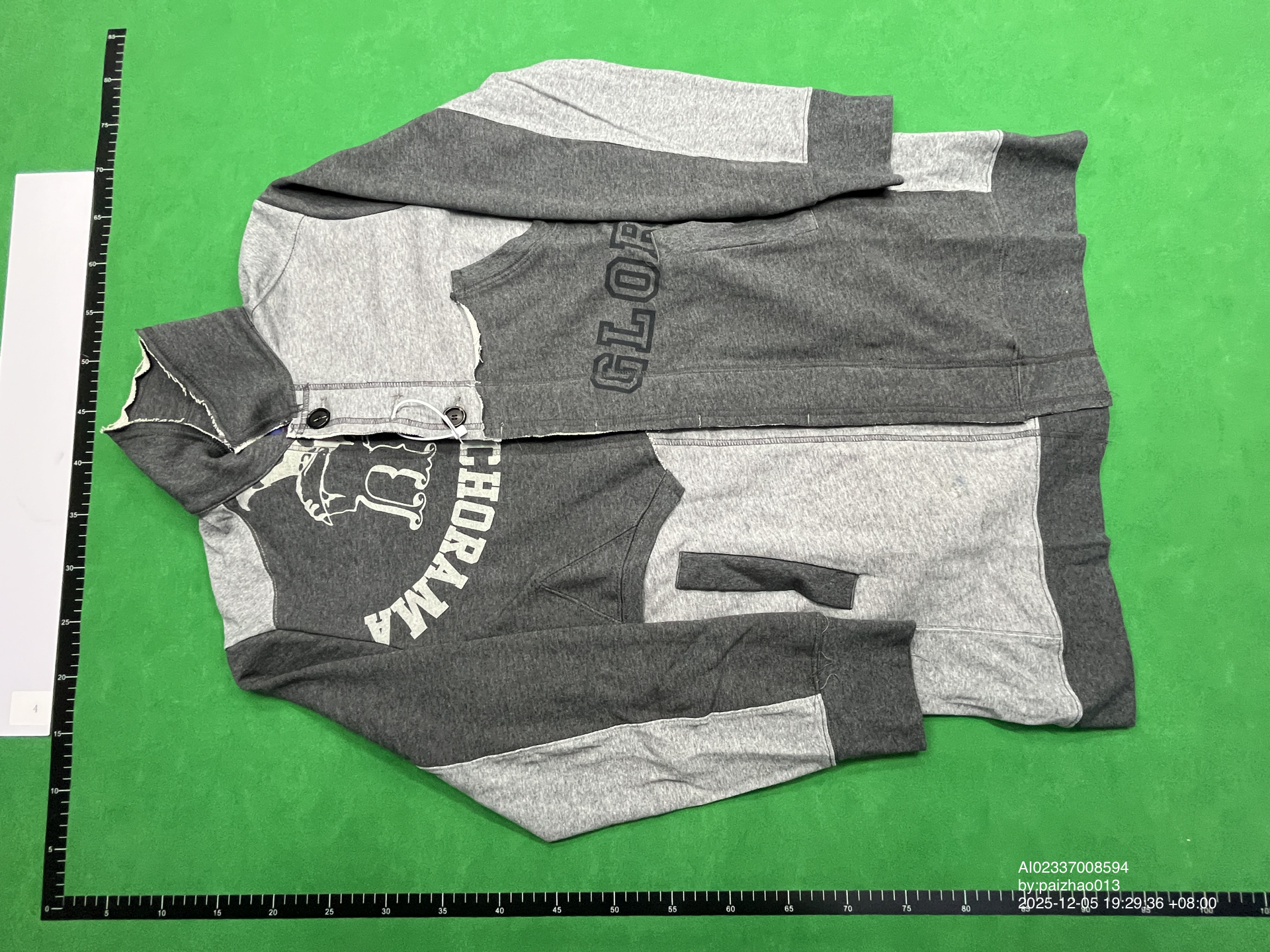 [in Stock, Immediate Dispatch] - Undercover 03Sd Distressed Deconstructed Patchwork Coat QC