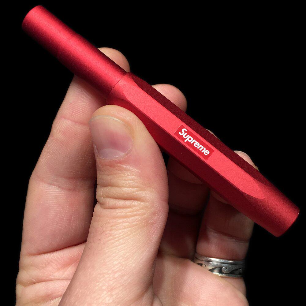 In-Stock Cookoff Supreme Pen 18Fw Al Pen 18Ss Collaboration Pen Gel Pen Signature Pen