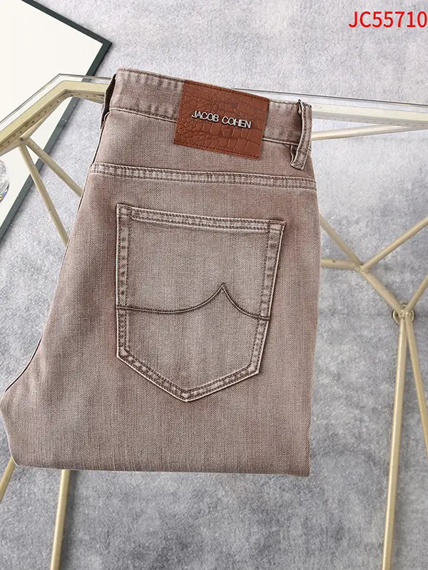 JACOB COHEN Jeans JC55710 Brown Straight Fit Men's Pants