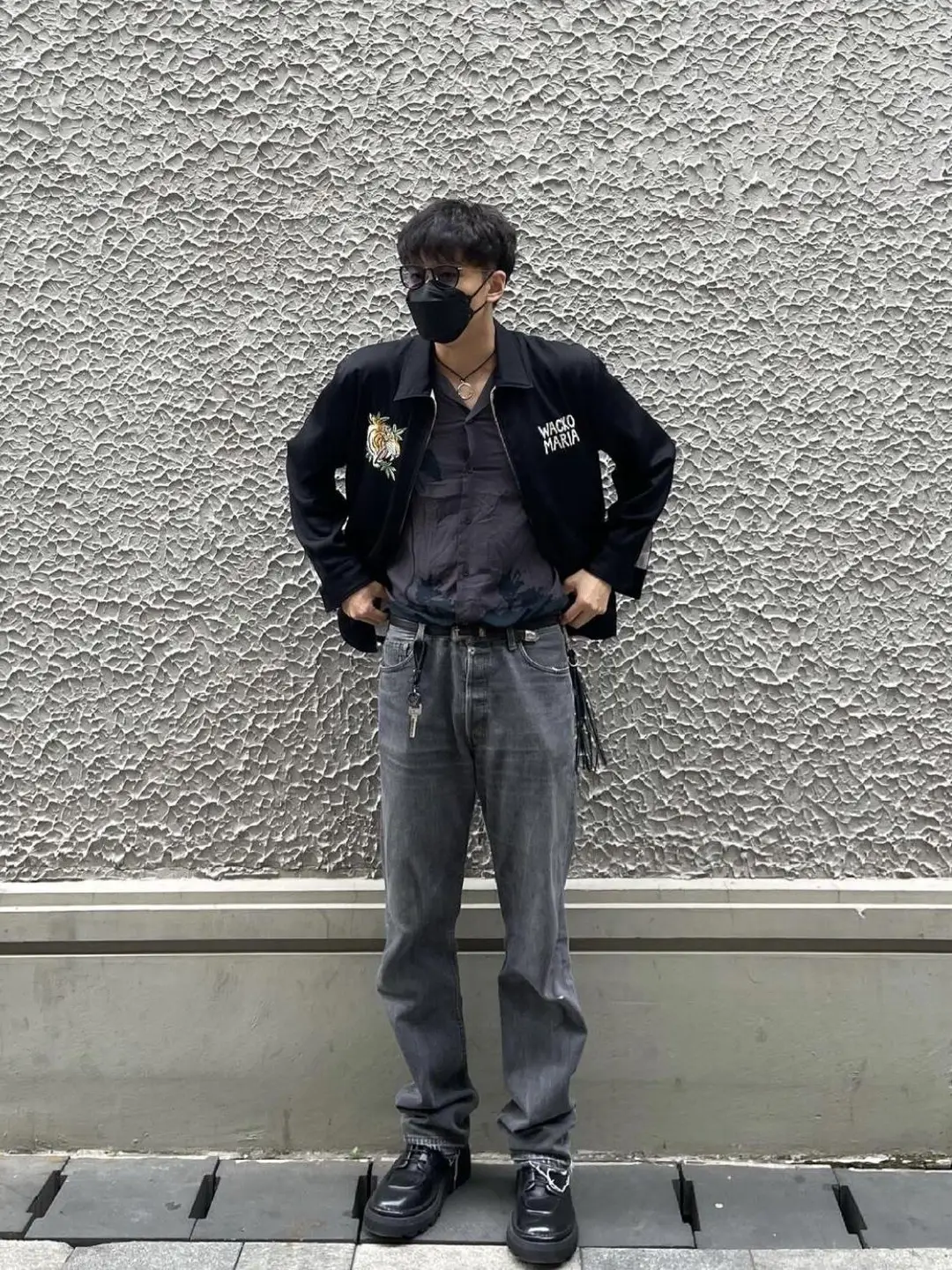 【Crsc】Number Nine Archive Retro Distressed Straight Washed Denim Pants under the Palace