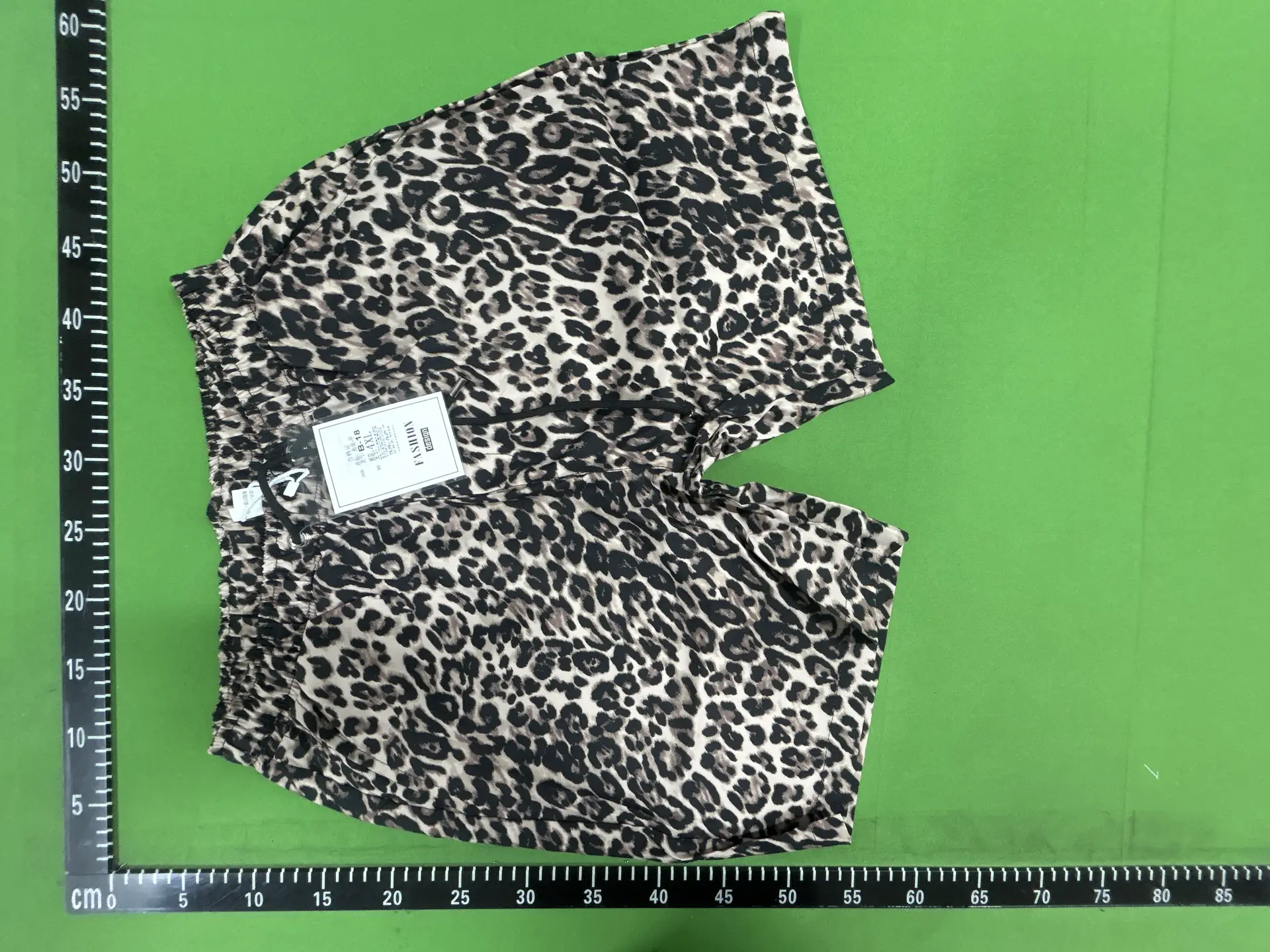 Leopard print shorts