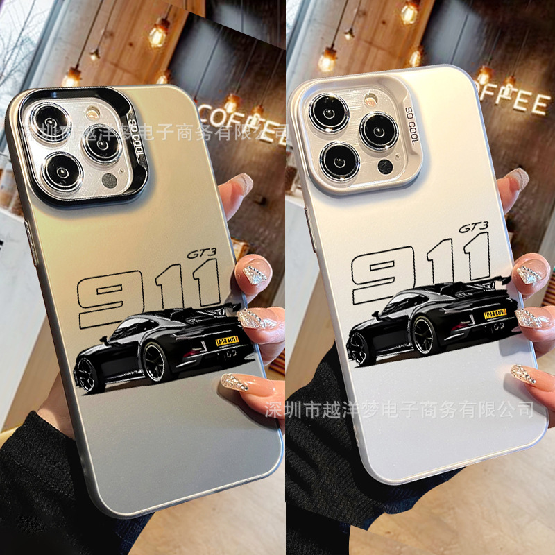 Anime Car Iphone17Pro Mobile Phone Case 16/15/14/13 Laser 12 Apple 11Xsm78 Trendy P