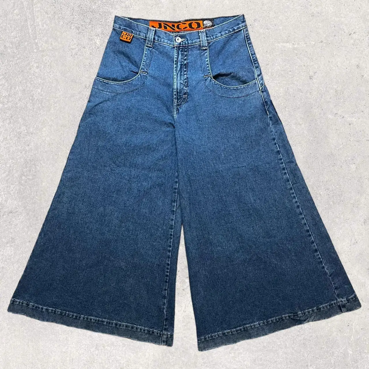 Hip Hop Y2K Jeans Fashion Hip pop Trendy Skateboard Youth Big a Pants Loose Wide Legs Denim