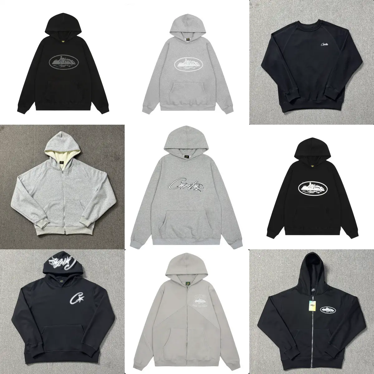 Croteiz American Niche Design Trendy Brand Sweatshirt for Men, Autumn and Winter Ins High Street Hoodie for Couples