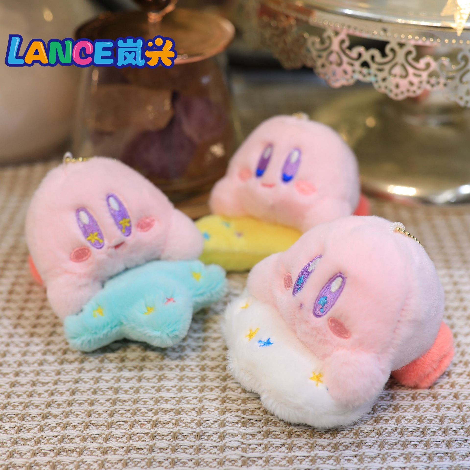 4 Cloud Kirby 10cm Tiktok Internet Celebrity Sanrio Plush Doll New Model Machine Doll Sanei Kirby Mini