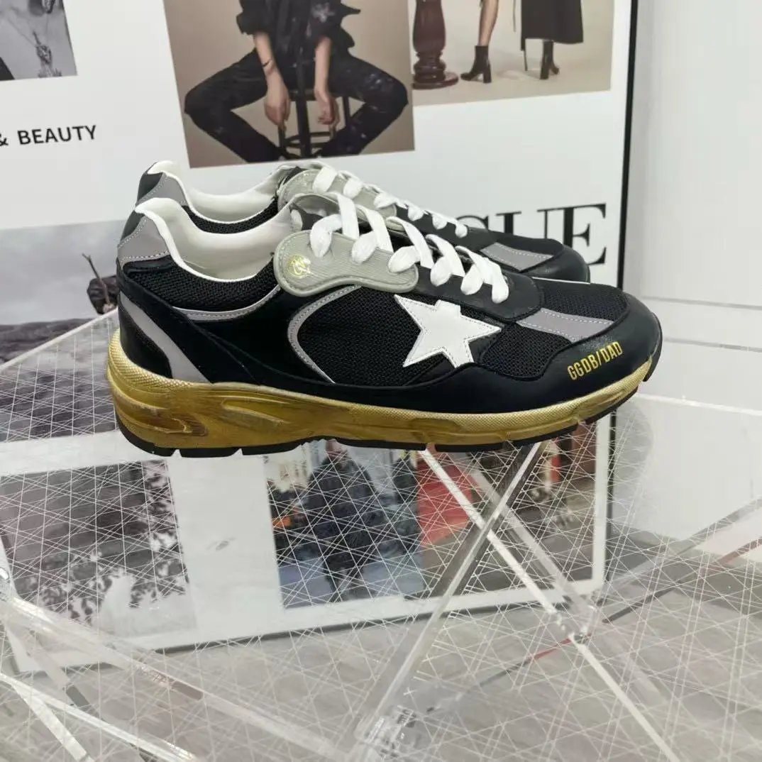 ts 做旧星星脏脏鞋板鞋