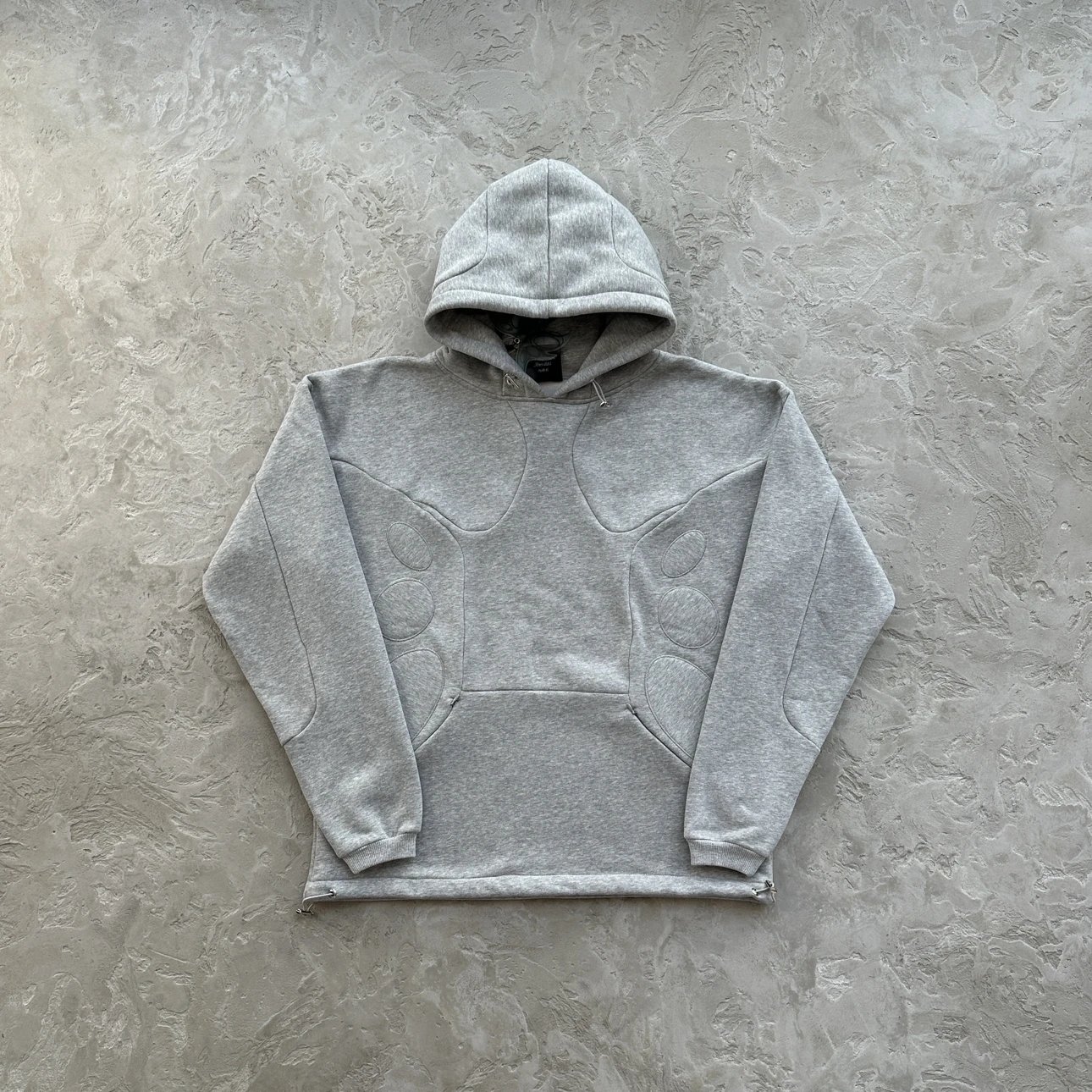 DEMNA Grey Quilted Hoodie