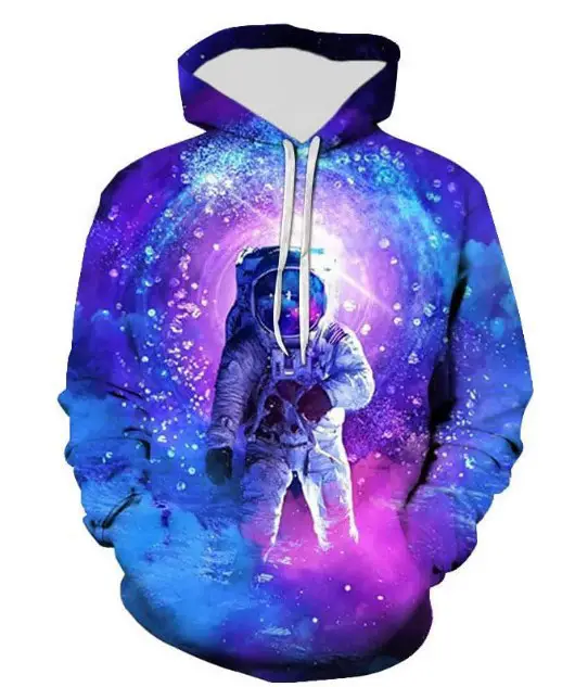 3D Landscape Print Plus-Size Hoodie 3D Landscape Print Plus size Hooded Sweatshirt