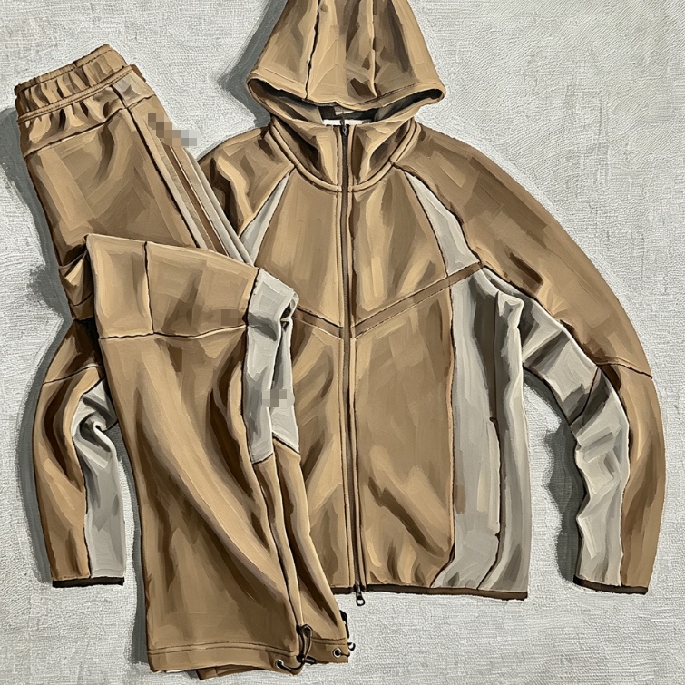 Three-Color Sports Suit