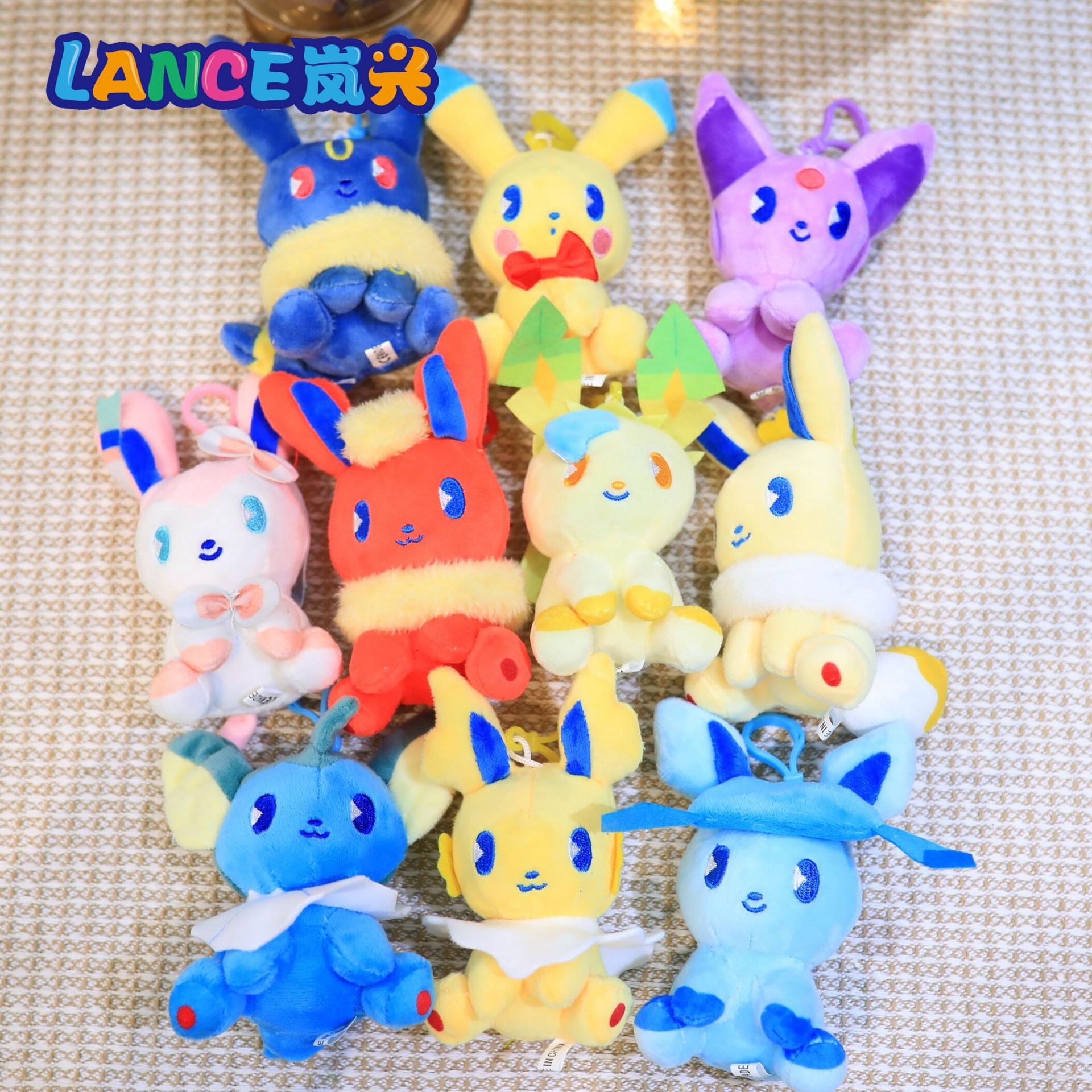 4-inch Yibu 10CM doll grab machine doll plush toy Pinduoduo Net red in stock pet elf