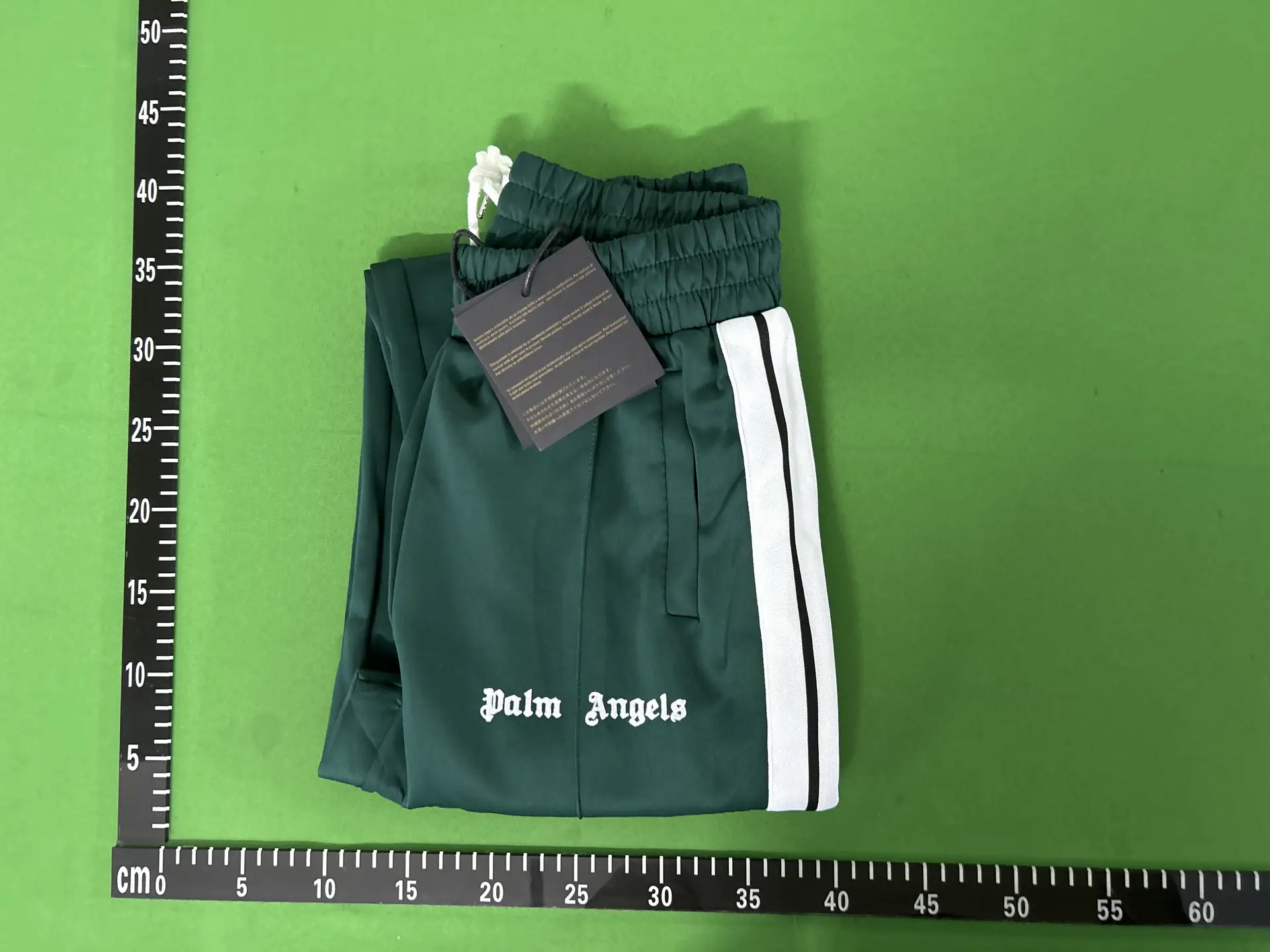 Pa Palm LM Tian ELS Make Rainbow Bathroom Pants Corner Zipper Contrast Stripe Men and Women Ang Sports Straight Tube Long Pants Trendy