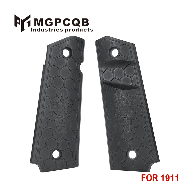 1911 Grip Patch Skull Dragon Figure Nylon Guard Wood Handle Model Toy Model Accessories