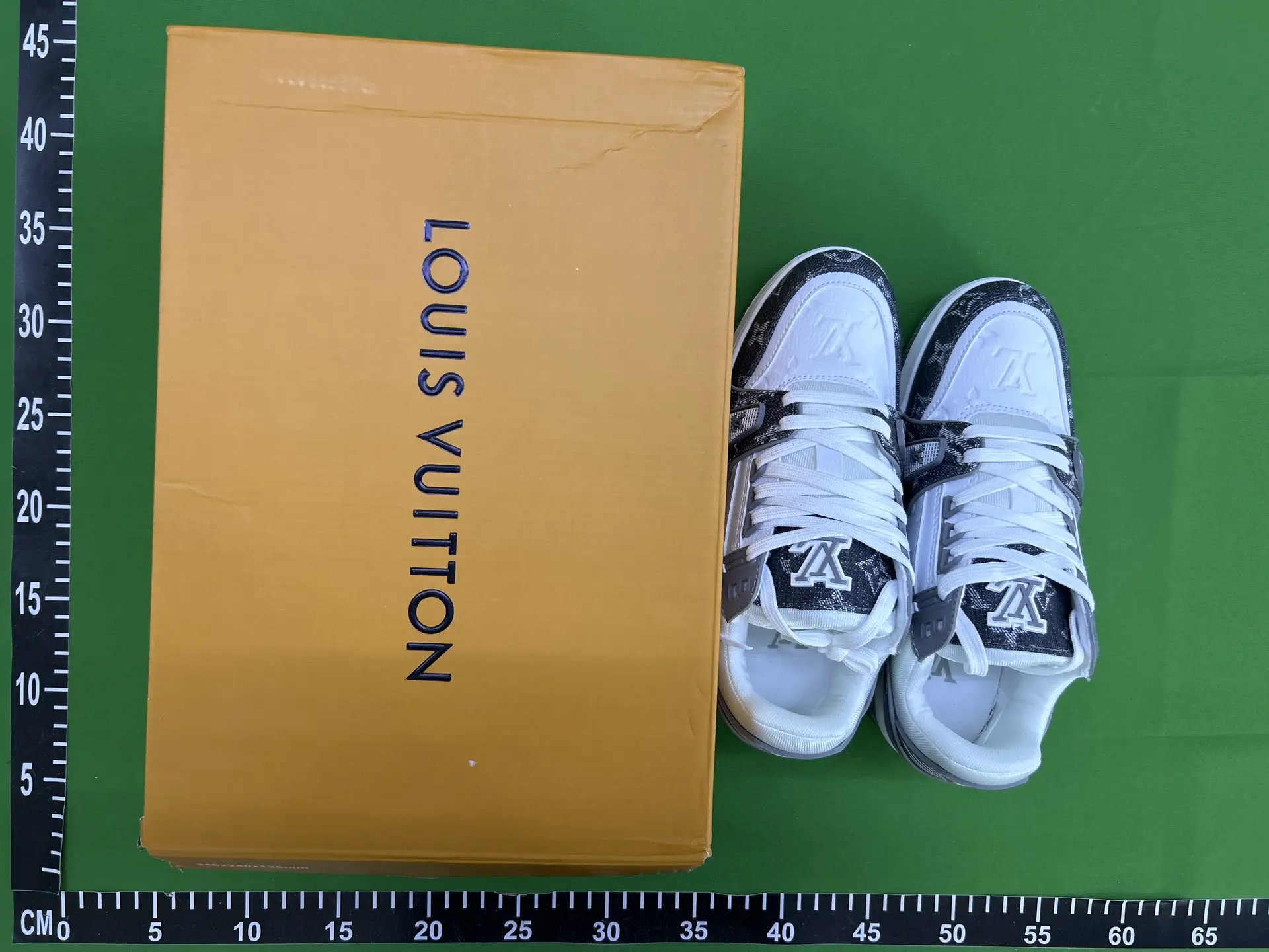 Louis Vuitton LV Trainer White Grey