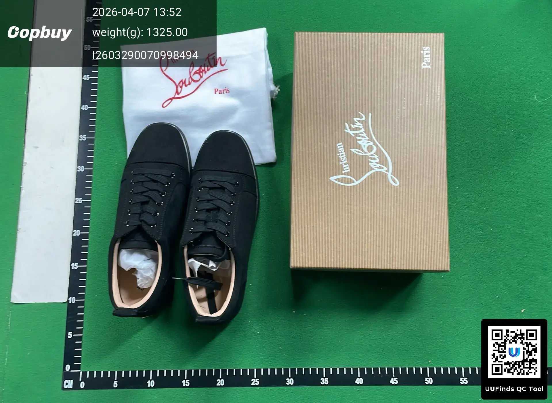 Christian Louboutin Black Sneakers