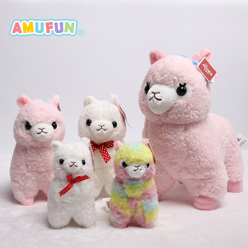 Amuse Genuine Alpaca Doll Plush Toy Internet Popular Ins Tie-Dye Alpaca Doll Sleep Companion Doll