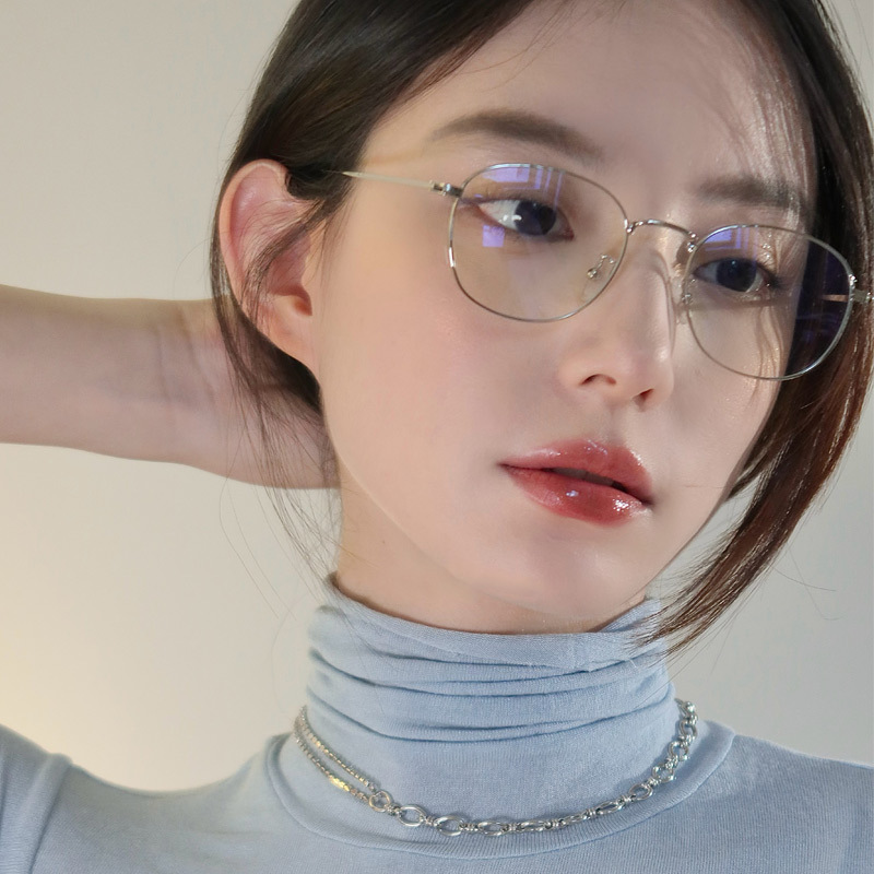 Cody news retro ultra light alloy glasses frame metal small frame IP plating anti-fading myopia glasses wholesale 0002