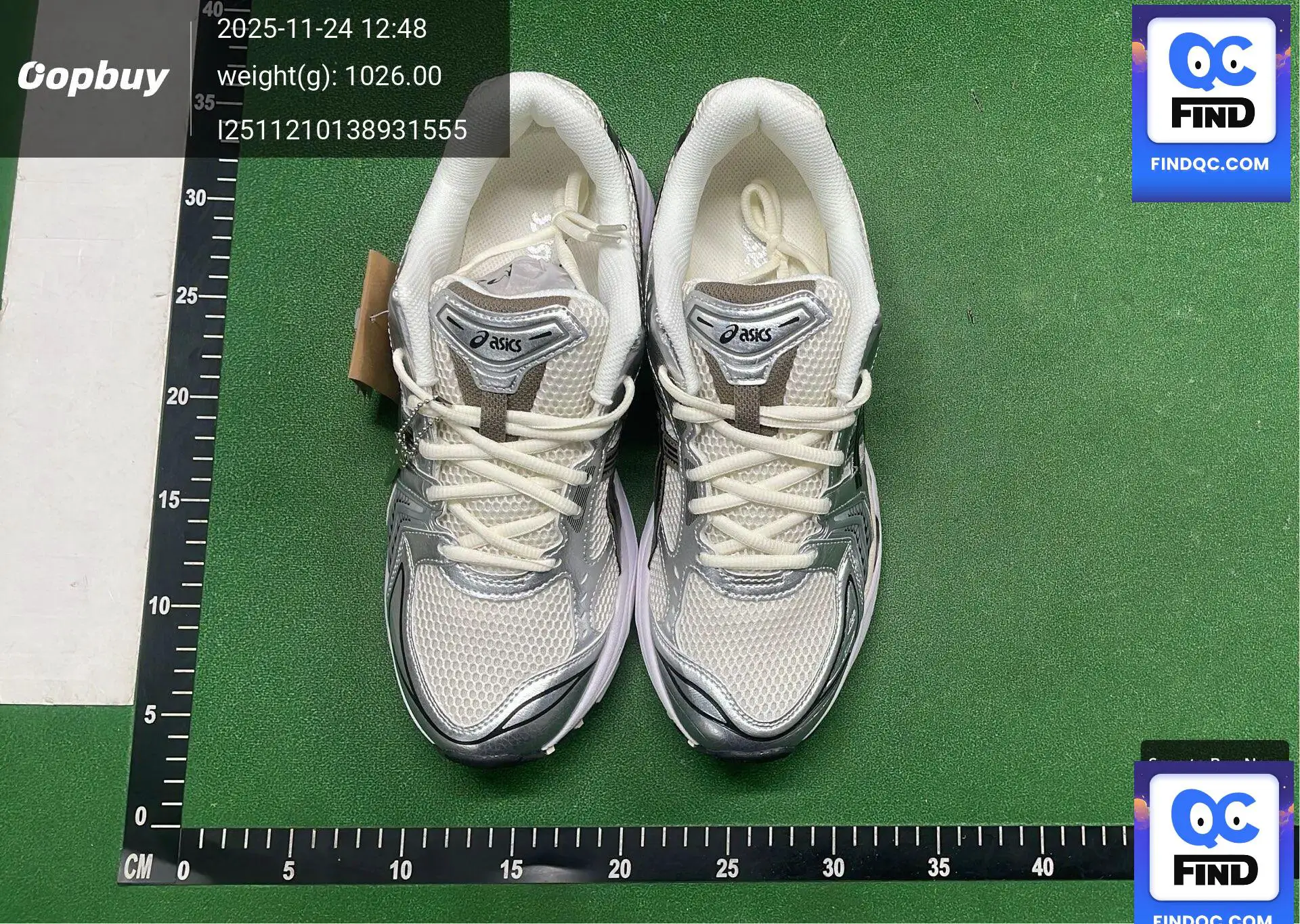 Asics Gel-Kayano White Silver