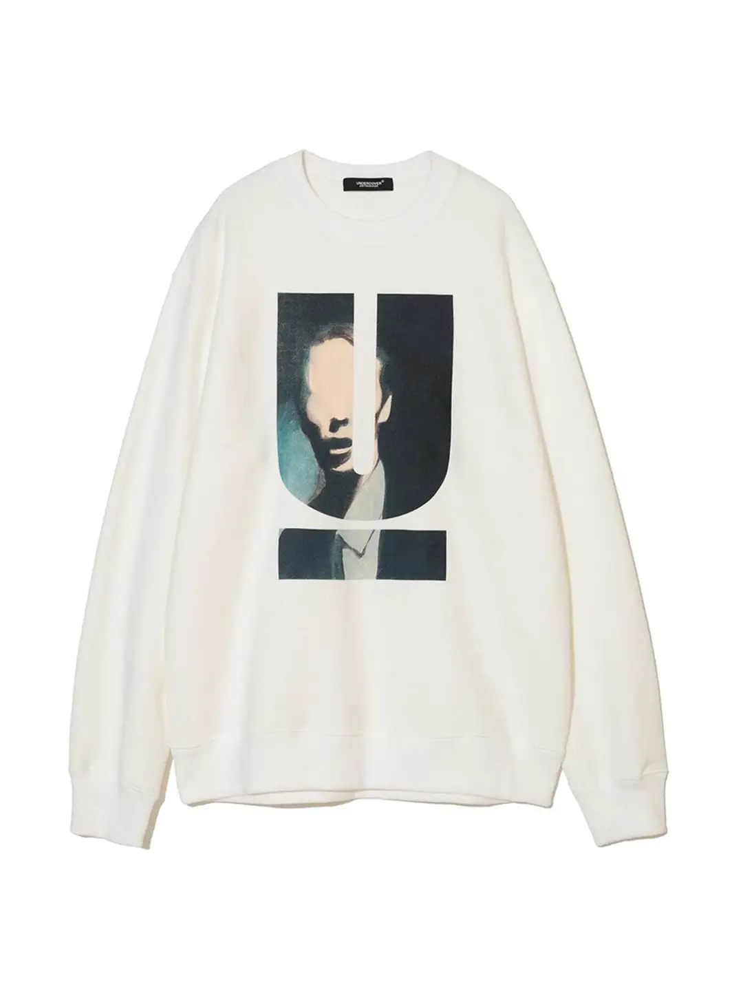 2025 Spring Undercover Takahashi Shield Oil Painting Art Big U Movie Print Japanese Style Loose Cotton Crew Neck Sweatshirt