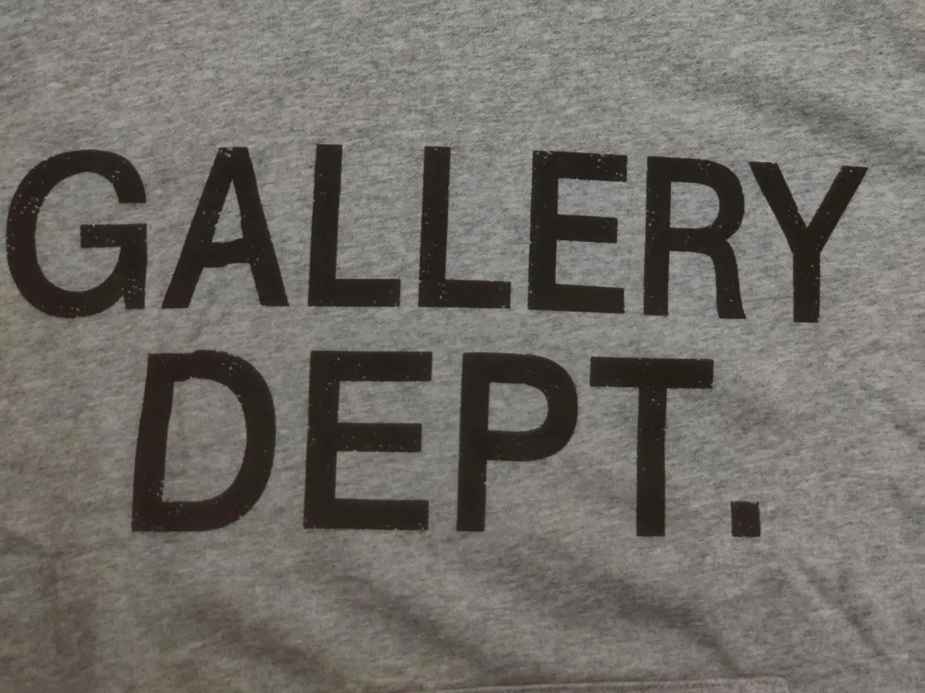 GALLERY DEPT niche tide brand letter print men and women hooded FOG high street loose pullover sweater hoodie