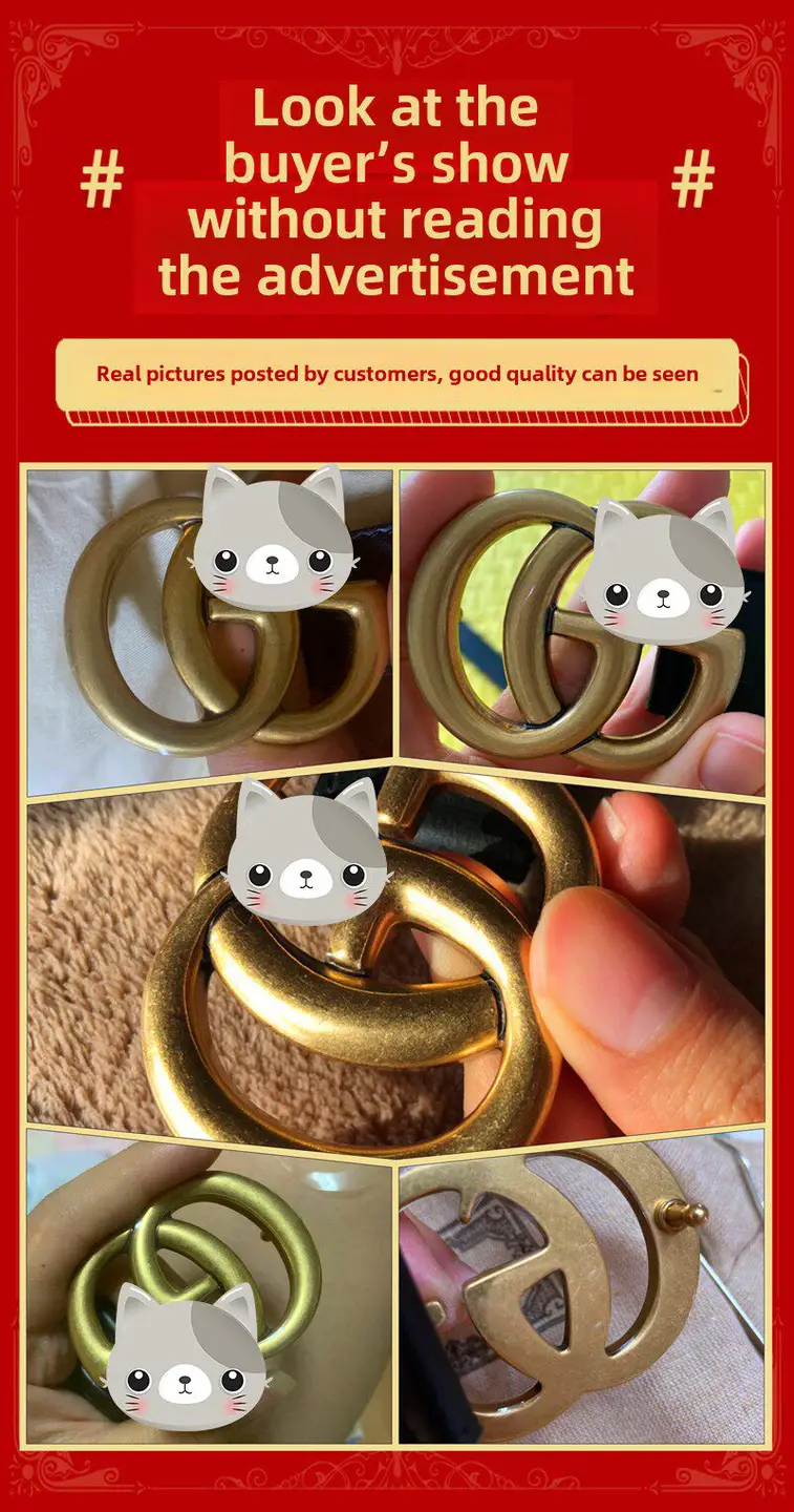 Suitable for Gucci double G belt square G luxury belt hardware film protective film high definition film mist mask