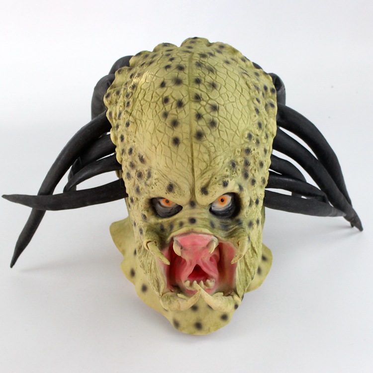 Special-shaped War Iron Warrior latex headgear Halloween horror mask party dress up dance performance props