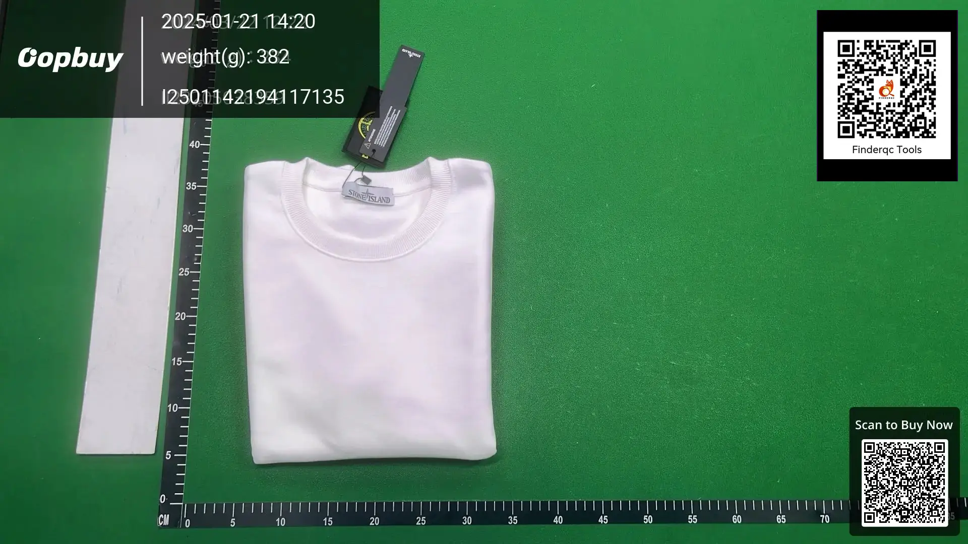 Stone Island Crewneck Sweatshirt White