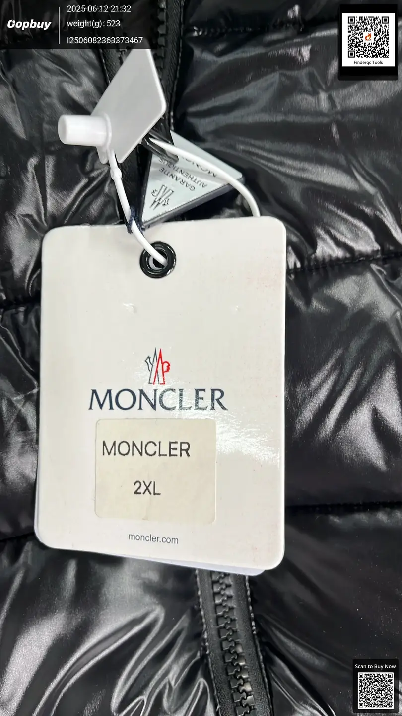 Moncler Black Puffer Vest