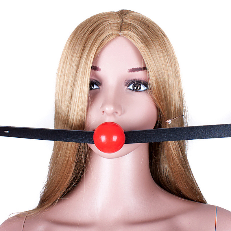 Eslecheng sexy black basic silicone mouth ball mouth plug soft glue mouth Cup gag supplies factory wholesale