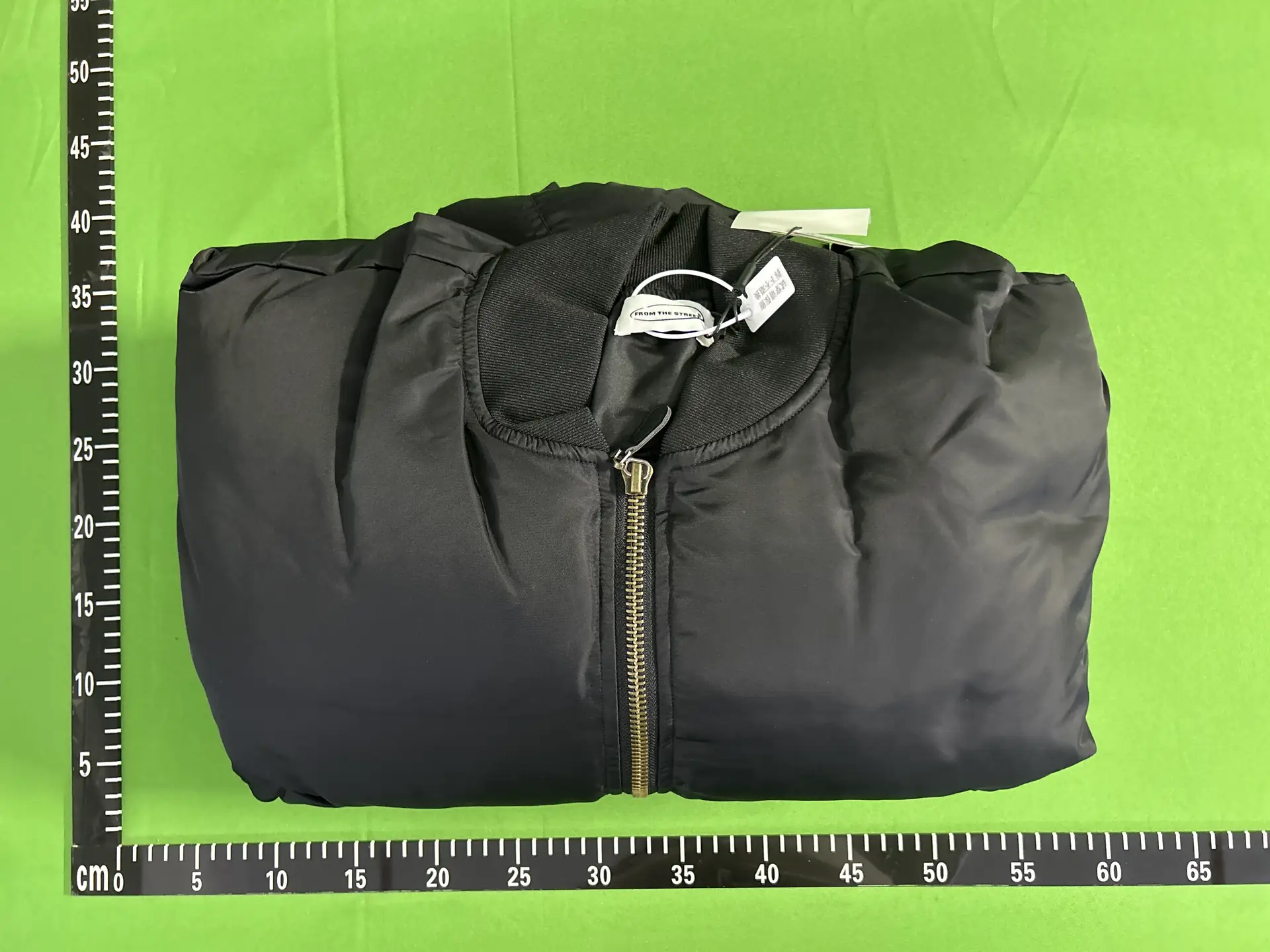 From the Street Nylon Bomber Jacket Black