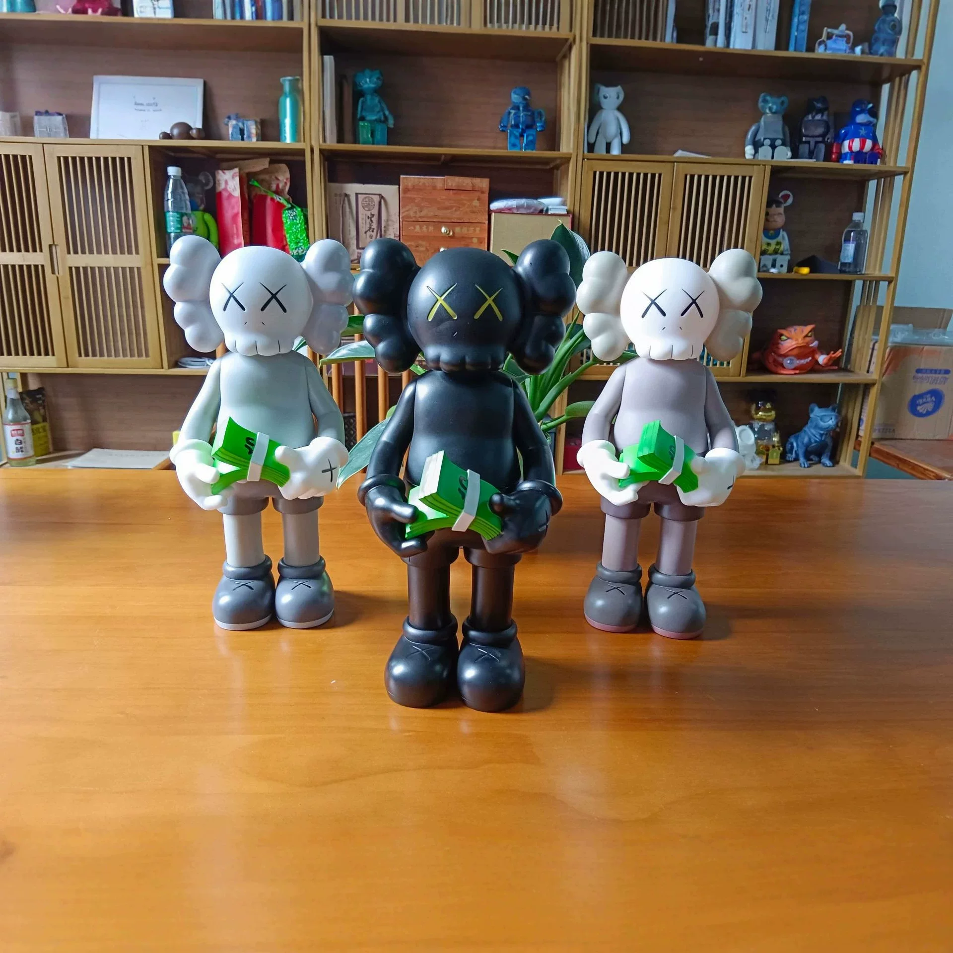 Kaws Prototype Semi-Anatomical Sesame Street Money-Counting Trendy Doll Toy Violent Bear Sz-Sujiao-Kaws Kaws