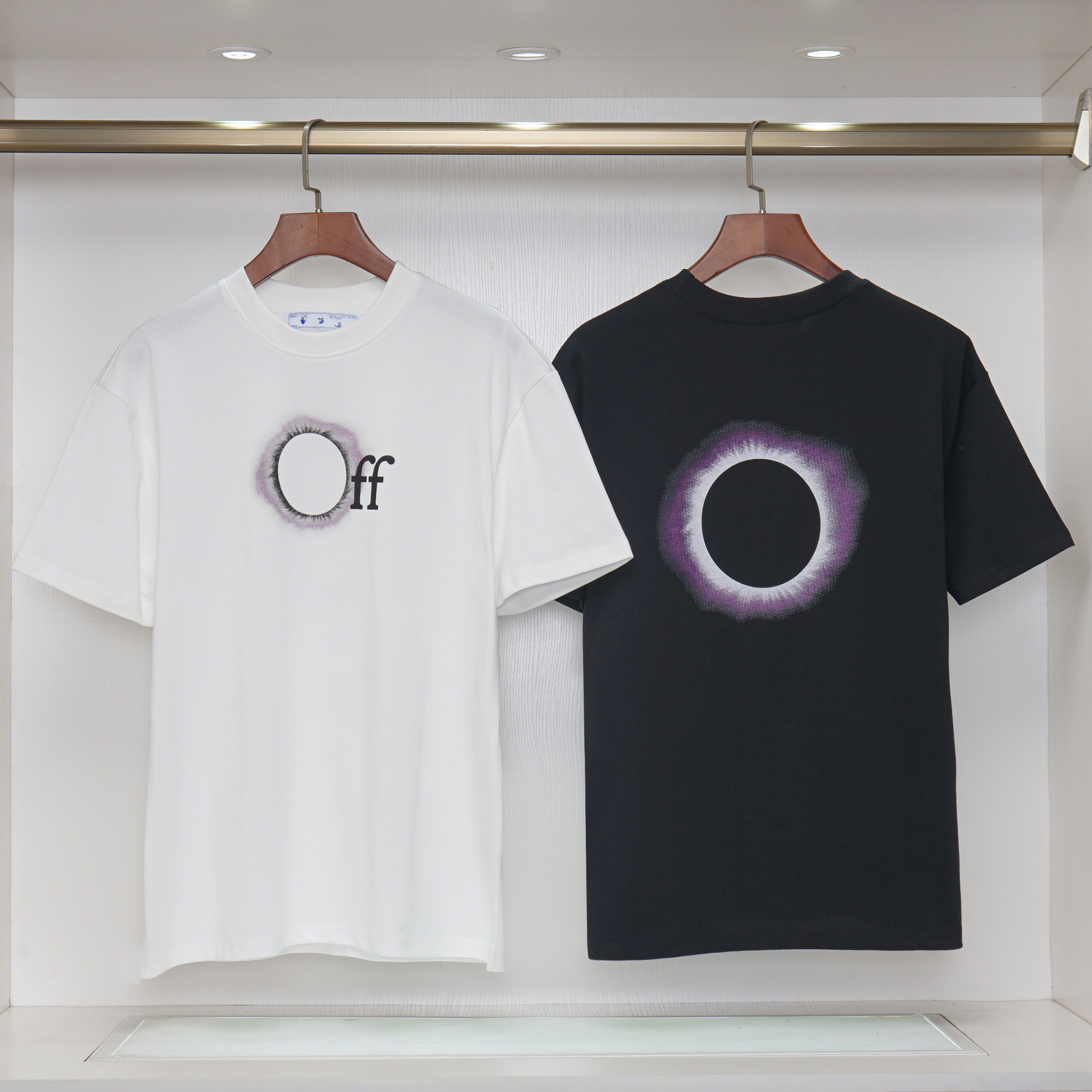 2024 Spring and Summer New Trendy Brand Off White Ow New High-Quality Unisex Loose-Fitting T-Shirt Short Sleeves