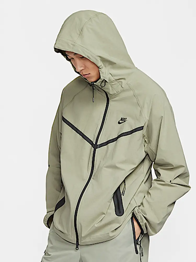 Nike Nike Men's letter Print Small Label Outdoor Sports Windproof Woven jacket Outwear Hm7152-320