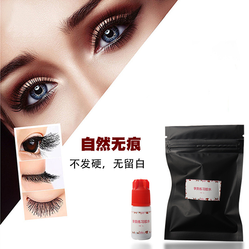 Wholesale grafting eyelash beginner students practice glue eyelash fast drying lasting low taste micro stimulation glue