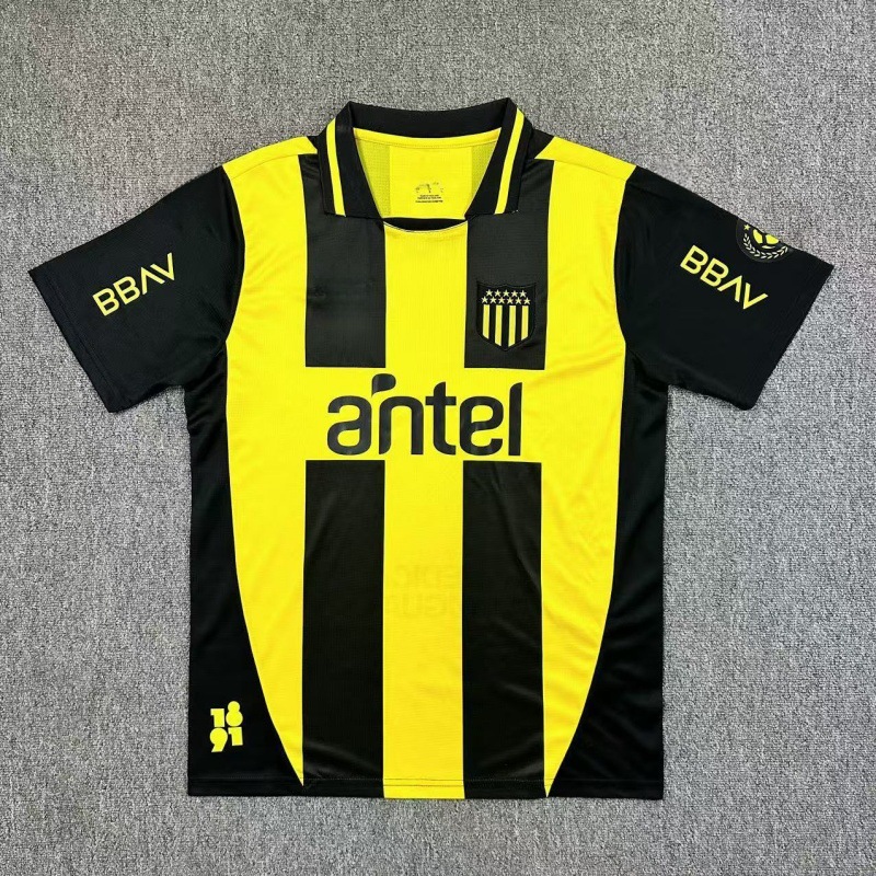 26-27 New Model Peñarol Short-Sleeved Football Jersey Fan Version Football Jersey