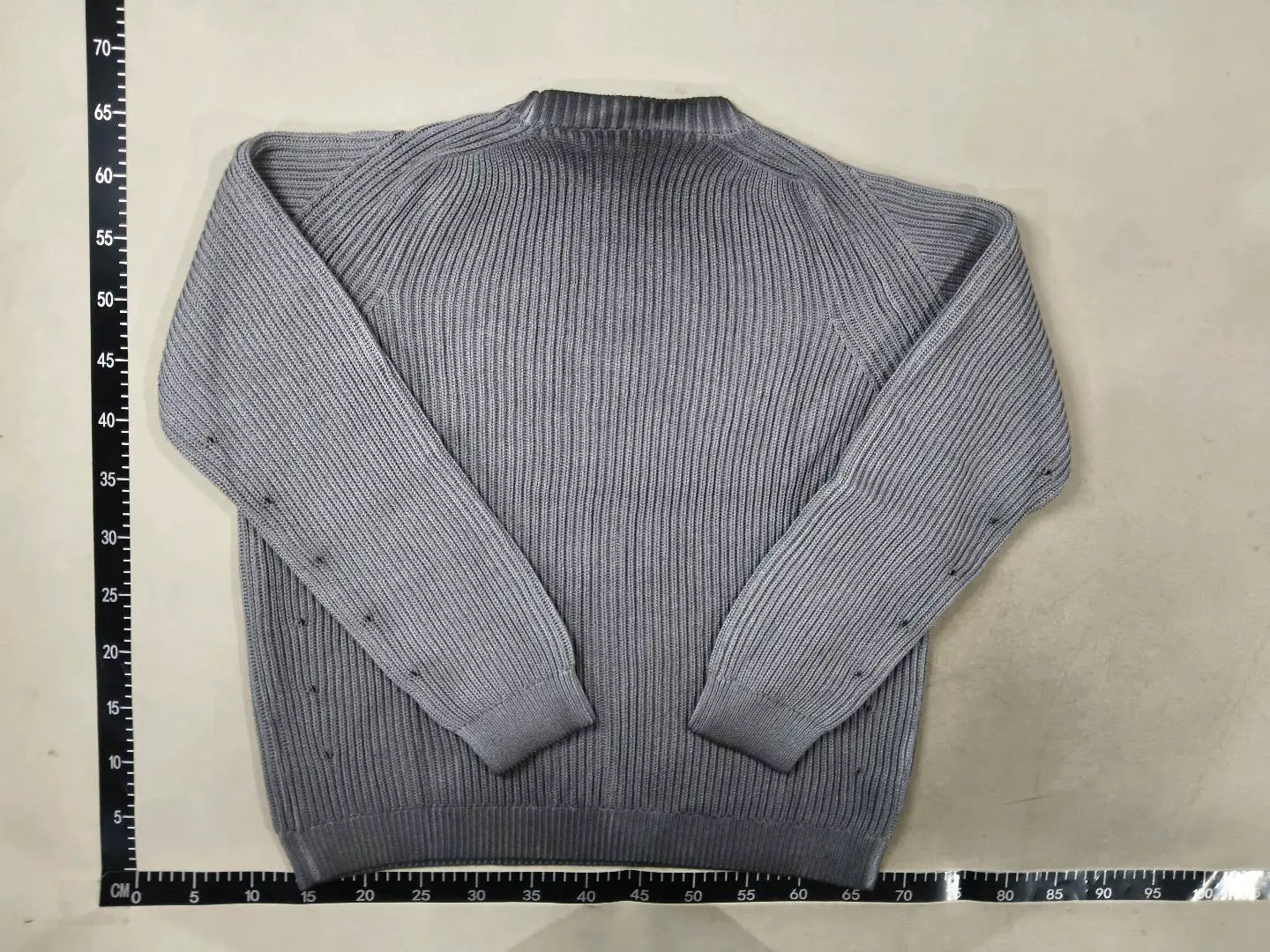 Mobius Liquid Silver Knit Mercury Sweater