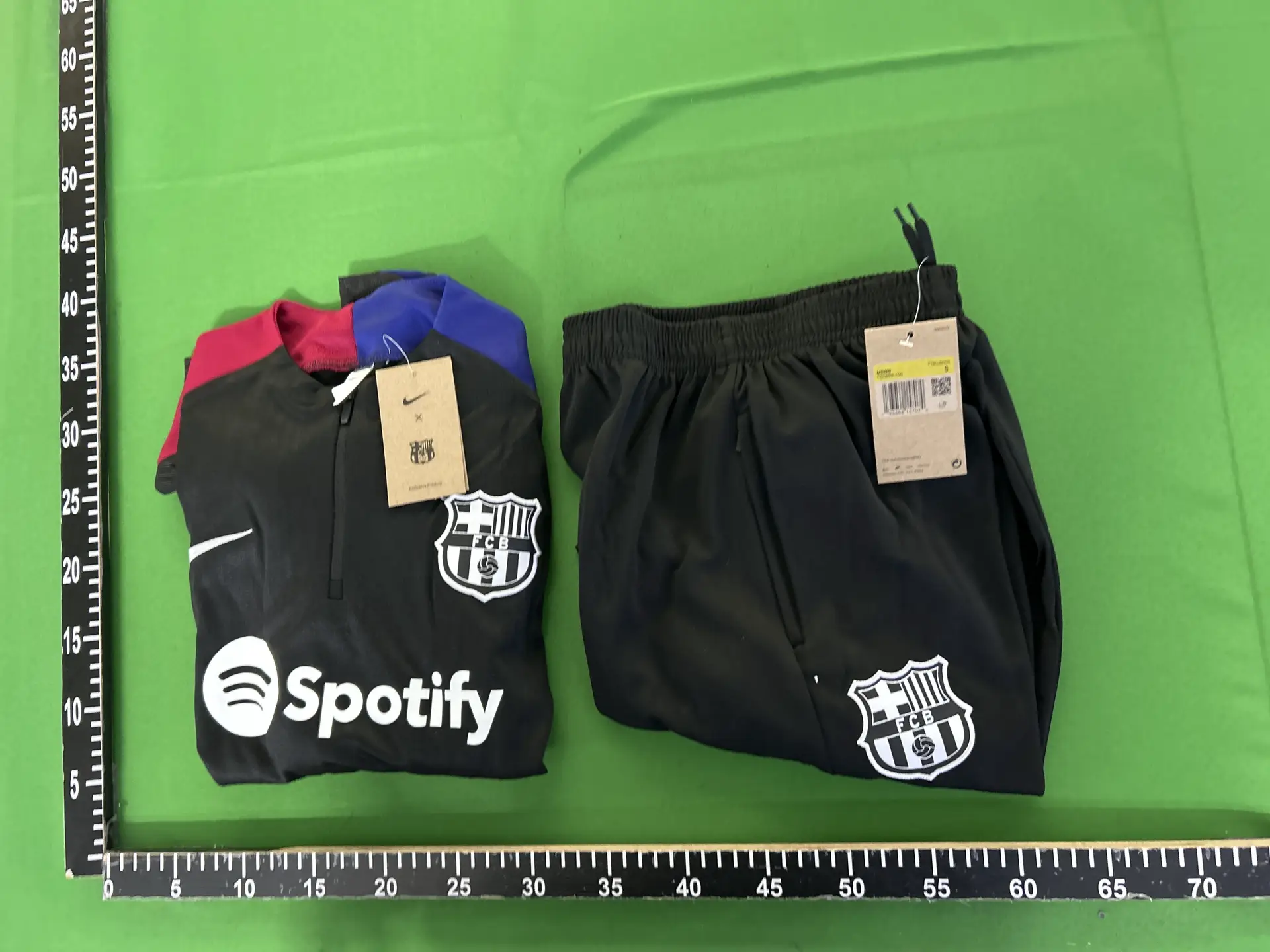 Nike FC Barcelona Spotify Tracksuit Black