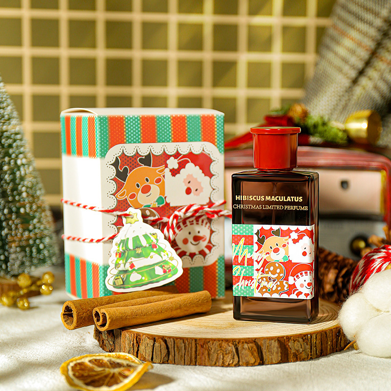 Wind Hibiscus Christmas Perfume Niche Flower Fruit Fragrance Gourmet Gift Perfume Lasting Female TikTok Fast Hand Explosions