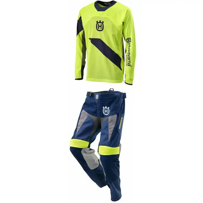 Husqvarna New Arrival Motorcycle Cross-Country Suit Bicycle Mountain Downhill Racing Suit Cross-Country Pants Clothing
