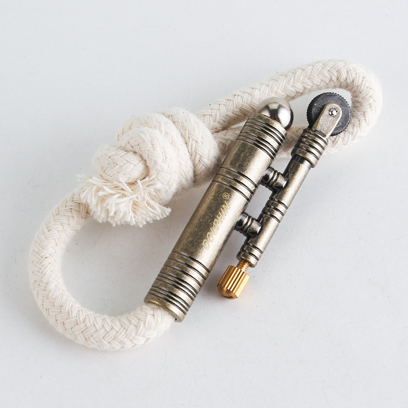 Hy-678 Metal Windproof Kerosene Lighter Outdoor Camping Source Retro Old-Fashioned Flame Lighter Wholesale