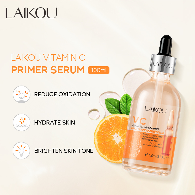 Cross-border LAIKOU laicom vitamin C essence insole 100ml moisturizing skin care products VC essence