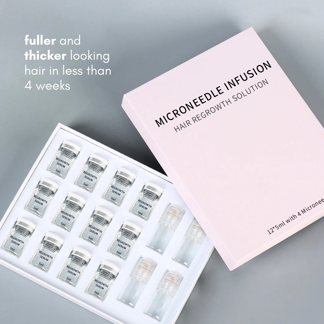 Microneedle Hair Serum Microneedle Injection Scalp Massage Essence Hair Growth Microneedle Essence
