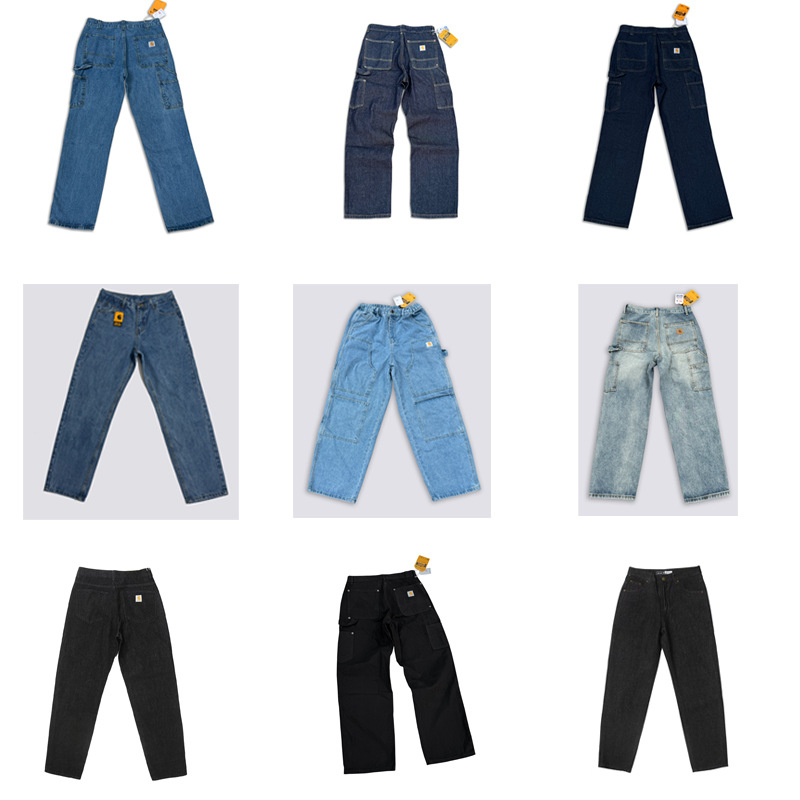 Independent high quality Carhart Kaha Lumberjack Japanese Tooling Jeans Loose Straight Washing Pants