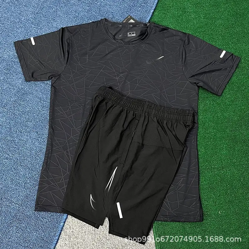 Training Sports Shorts Sports Marathon Quick-Drying Suit Track and Field Running Men's and Women's Sportswear Short-Sleeved Fitness Basketball