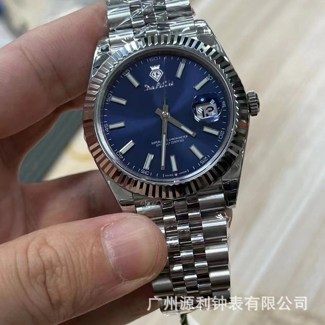 Cross-Border C Factory Mint Green Diary Pothos 41m Gray Plate 2836/3235 Movement Five-Zhu Business Men's Mechanical Watch foto QC de 1688 en Qualit.ly