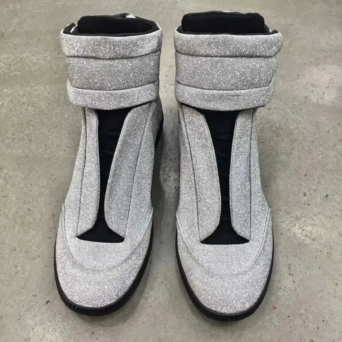 马季高帮鞋子