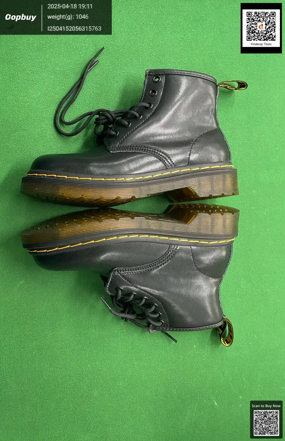 Dr. Martens 1460 Black Smooth Leather Boots
