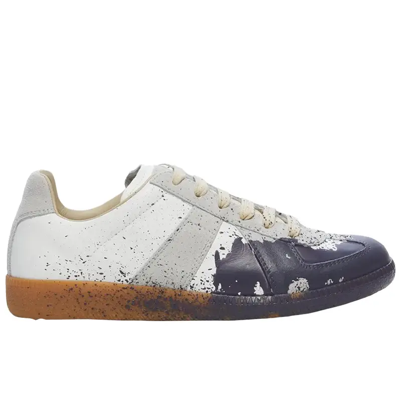 In-Stock Patchwork Men's Casual Shoes 2025 Cross-Border Summer New Low-Heeled Trendy Shoes Retro German Training Shoes for Men and Women Couples