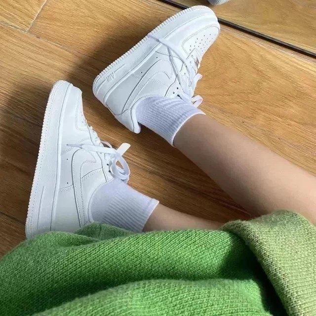 NIKE AIR FORCE AF1耐克男鞋空军一号纯白经典款低帮女鞋夏季板鞋