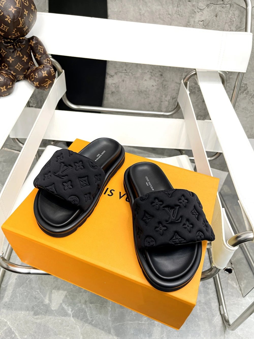Louis Vuitton Monogram Slides