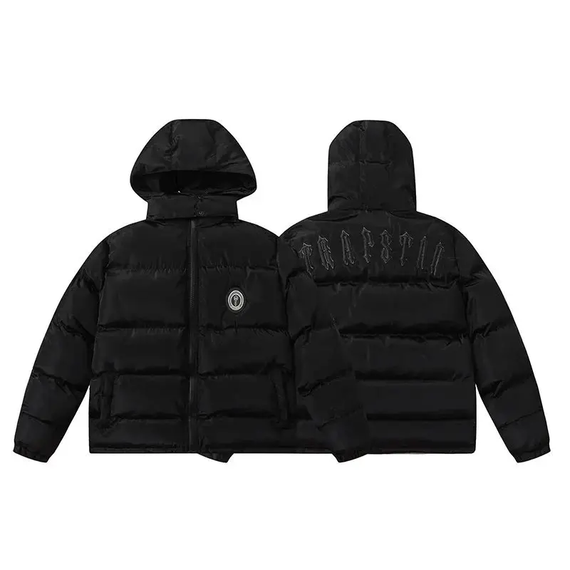 ZM-T 刺绣徽章羽绒服连帽外套 -X
